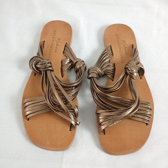 Anthropologie Matisse Mystic Sandals Size 7 NEW Flat Slide Sandals - Picture 3 of 10